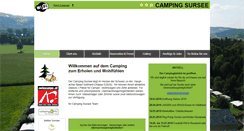 Desktop Screenshot of camping-sursee.ch