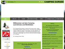 Tablet Screenshot of camping-sursee.ch